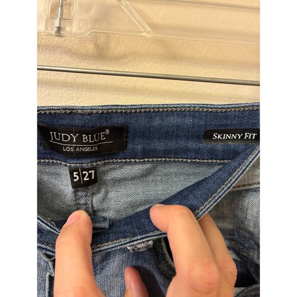 Judy Blue Skinny Fit Jeans Size 5/27 - Picture 3 of 7
